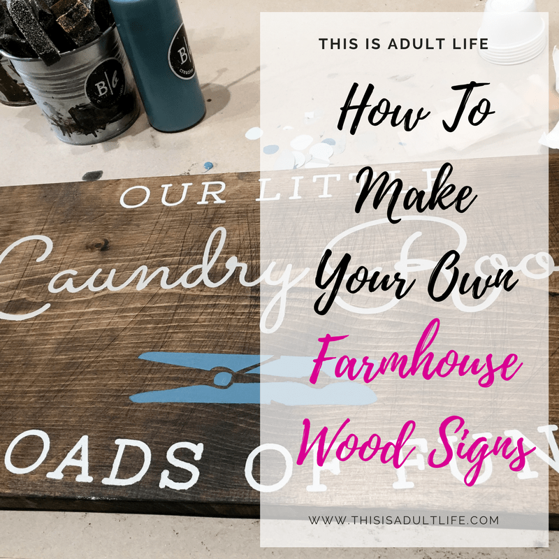 How to Make Farmhouse Wood Signs Yourself