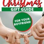 2020 Christmas Gift Guide showing boyfriend and girlfriend holding hands